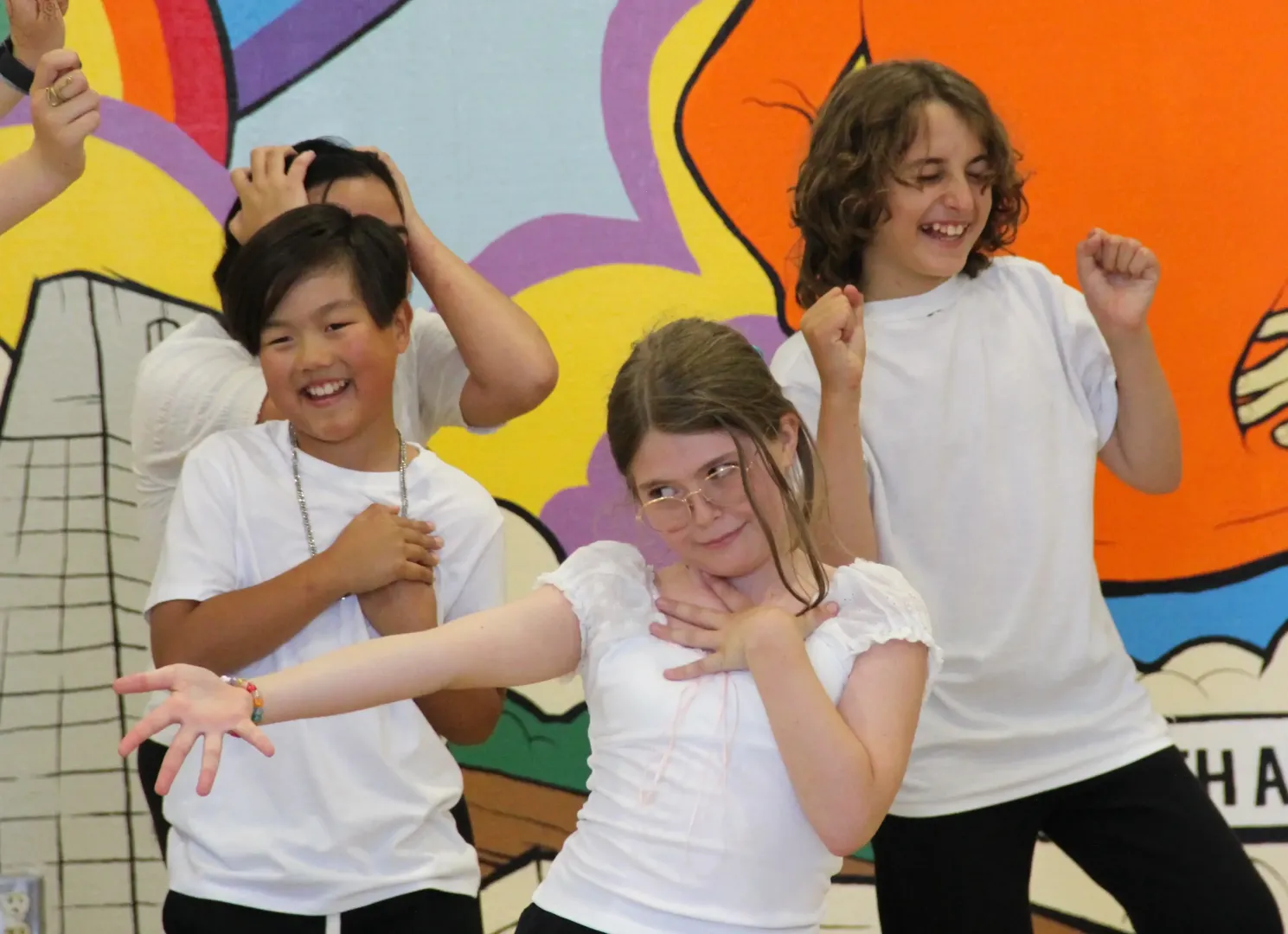 Children on stage