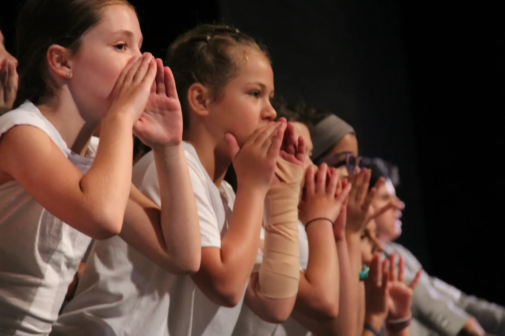 Children on stage