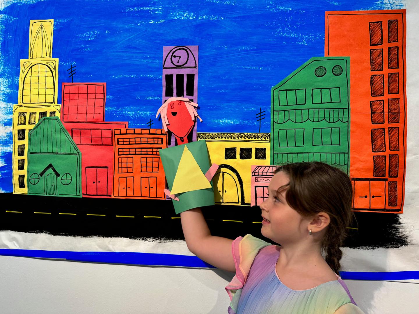 Girl with a puppet