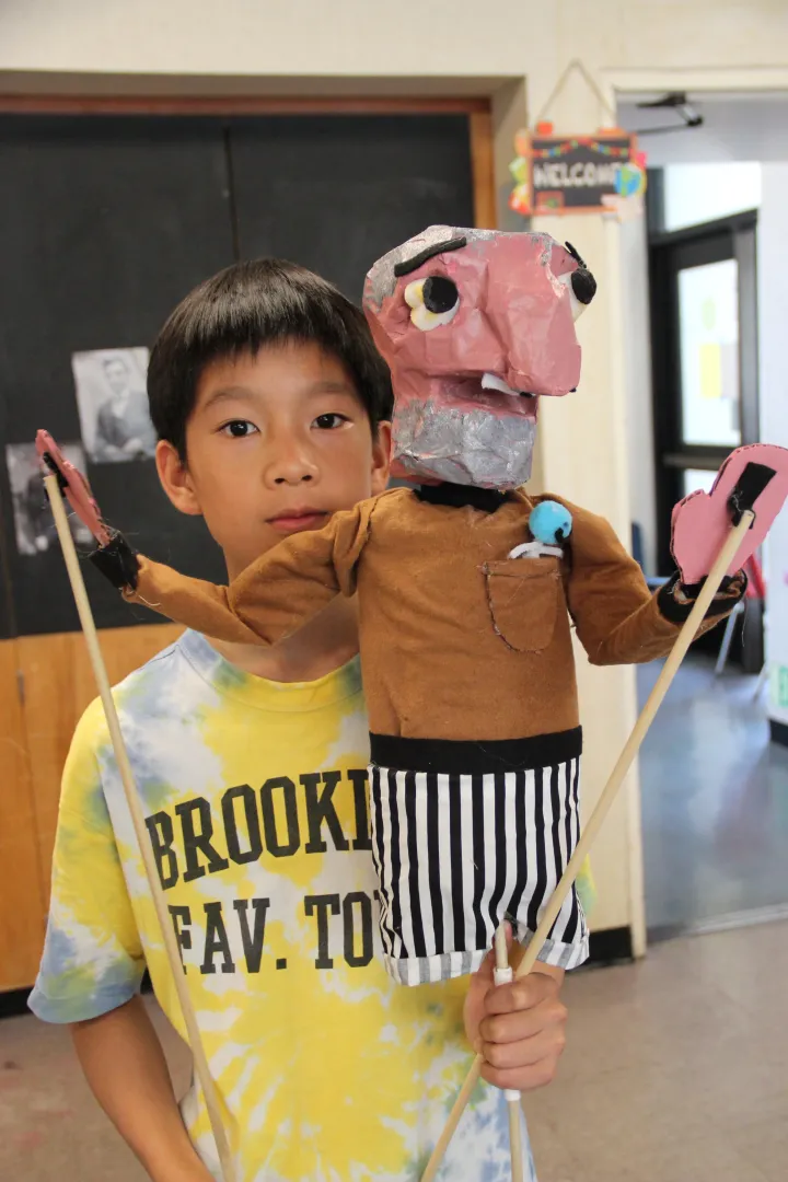 Child with Puppet