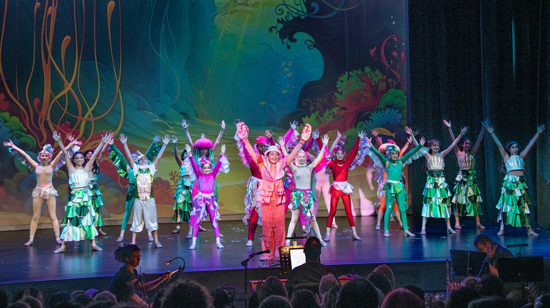 Children on stage
