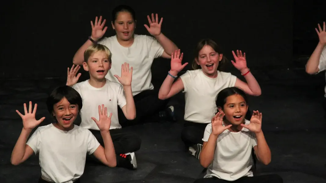 Children on stage
